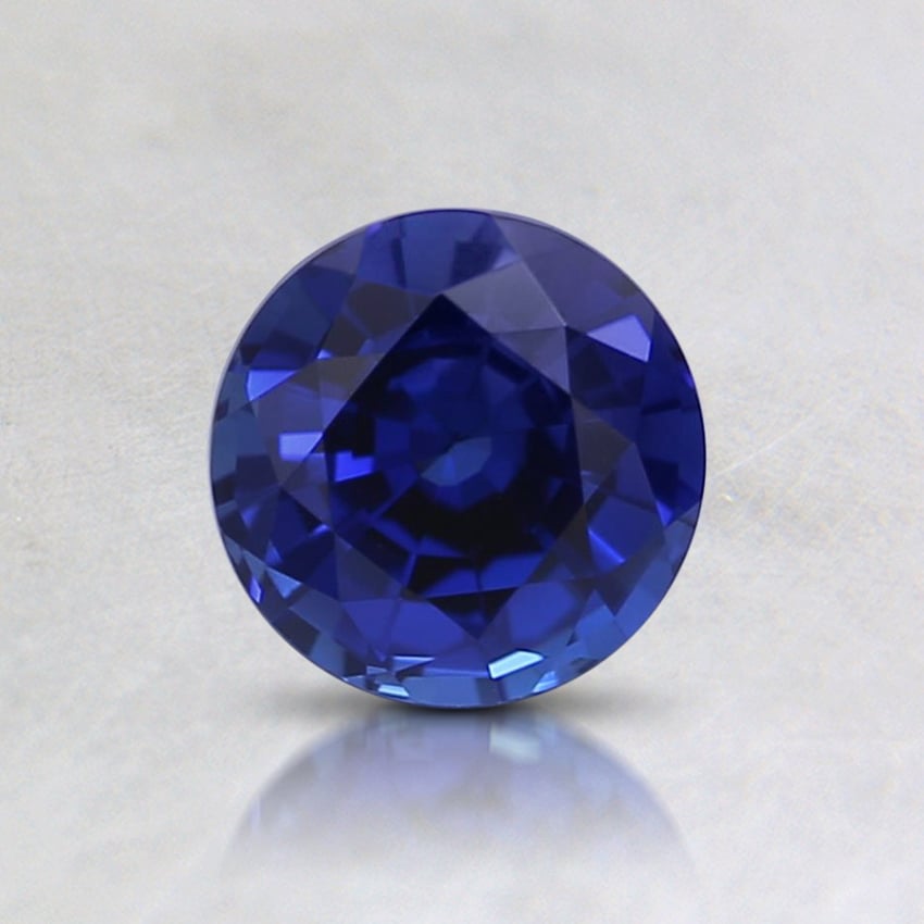 5.5mm Blue Round Lab Created Sapphire