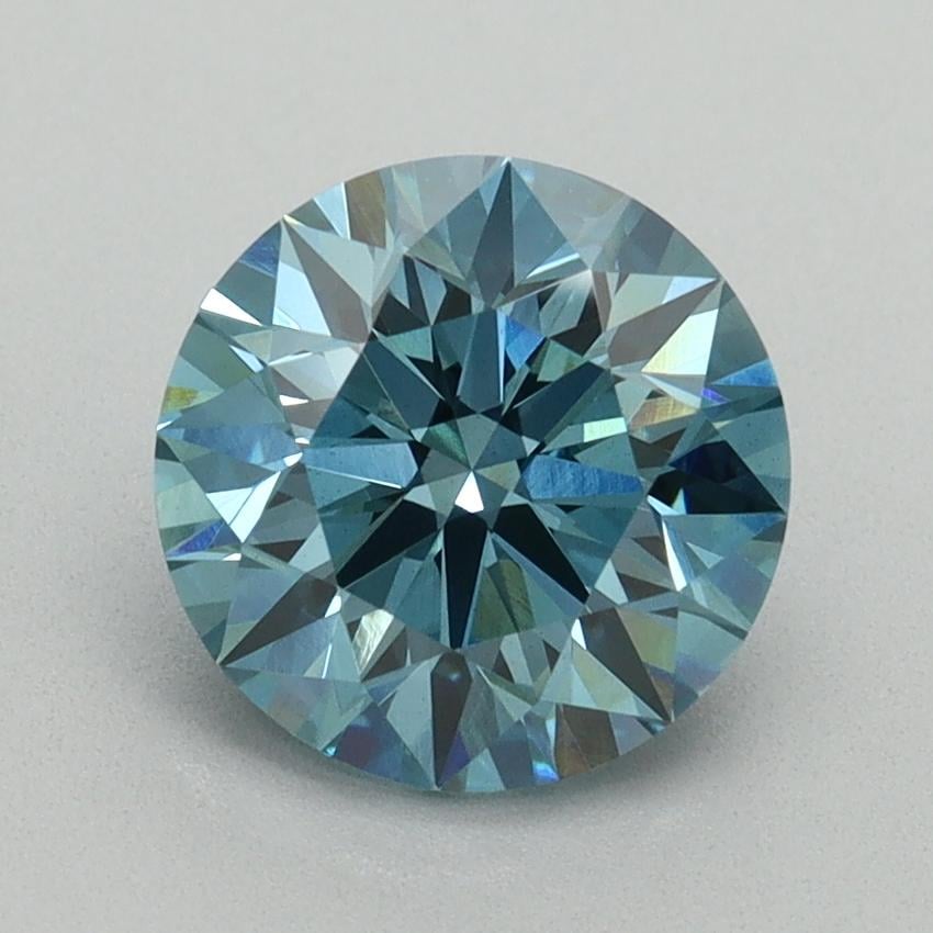 2.02 Ct. Fancy Vivid Blue Round Lab Grown Diamond