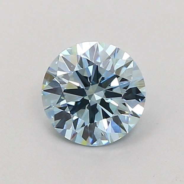 1.03 Ct. Fancy Vivid  Blue Round Lab Grown Diamond