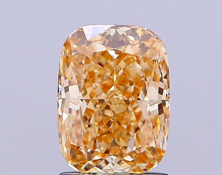 1.81 Ct. Fancy Intense Yellow Cushion Lab Grown Diamond