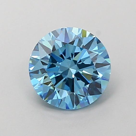 1.00 Ct. Fancy Vivid  Blue Round Lab Grown Diamond
