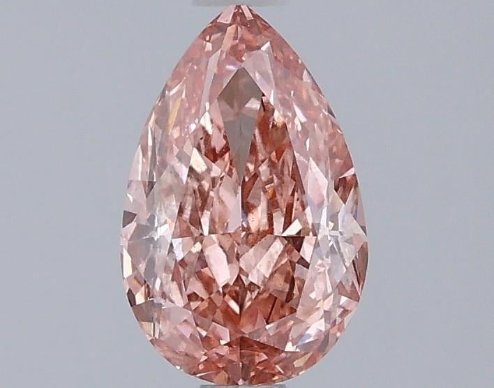 0.98 Ct. Fancy Intense Pink Pear Lab Grown Diamond