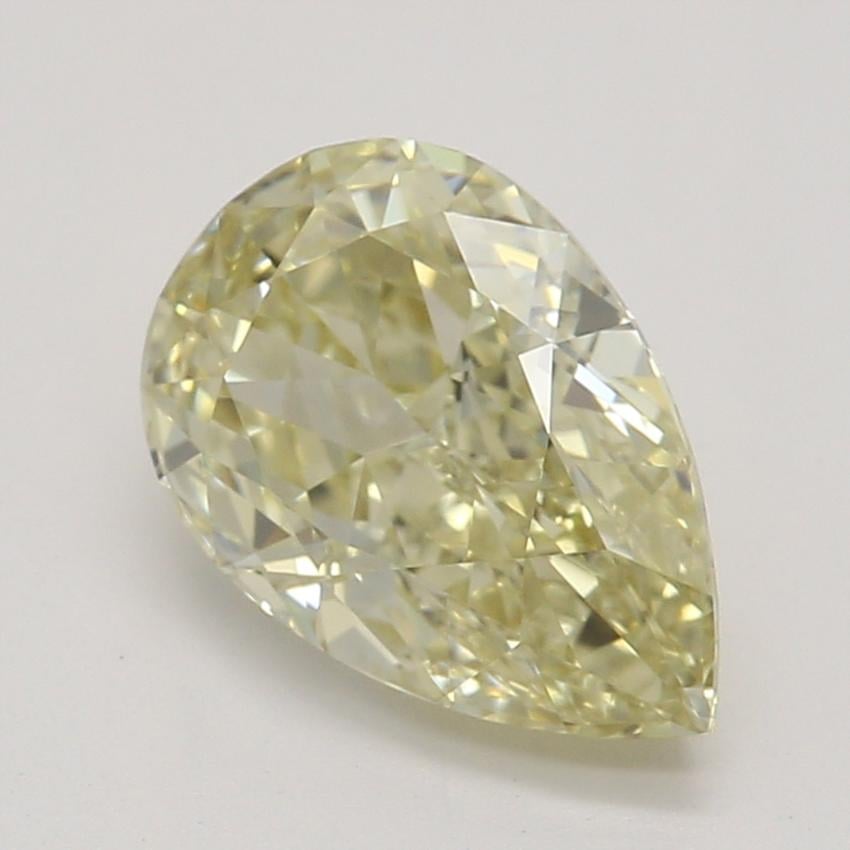 1.00 Ct. Fancy Light Yellow Pear Diamond