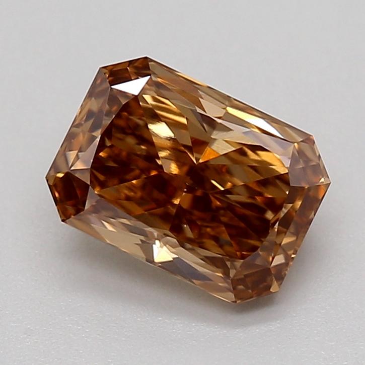 0.71 Ct. Fancy Light  Brown Radiant Lab Grown Diamond