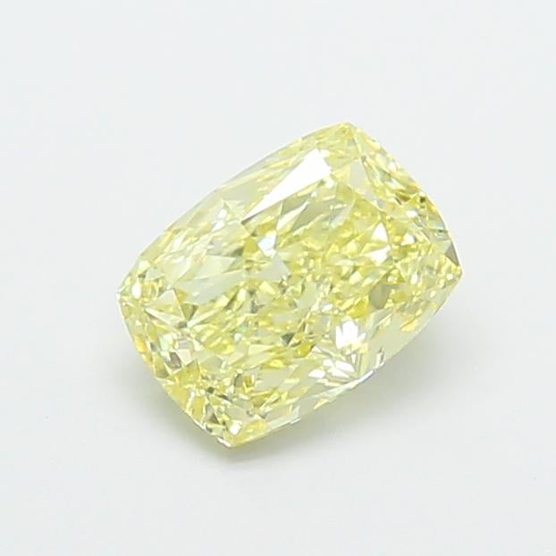 1.41 Ct. Fancy Light  Yellow Cushion Lab Grown Diamond