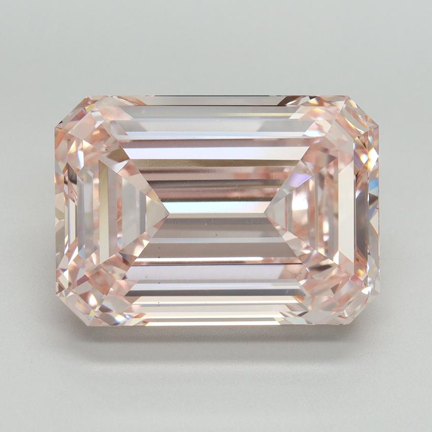 11.66 Ct. Fancy Intense Pink Emerald Lab Grown Diamond