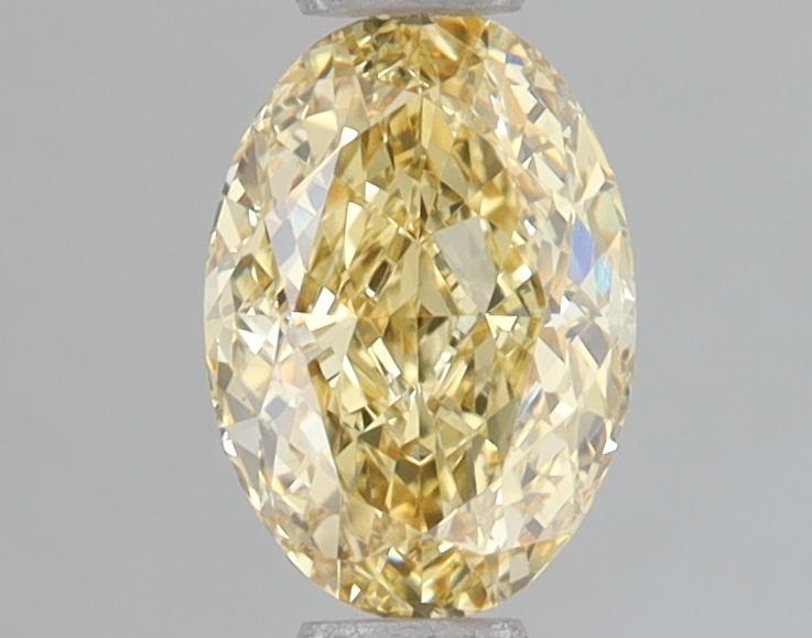 1.06 Ct. Fancy Intense Yellow Oval Lab Grown Diamond