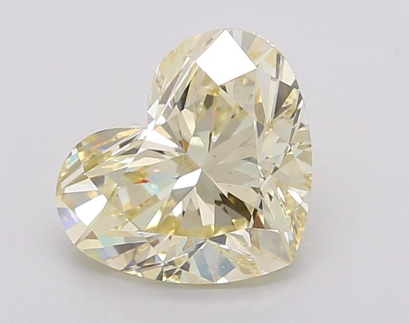 2.50 Ct. Fancy Intense Yellow Heart Lab Grown Diamond
