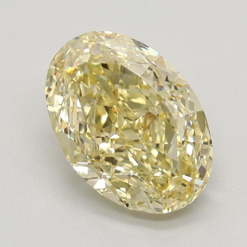 1.60 Ct. Fancy Intense Yellow Oval Lab Grown Diamond