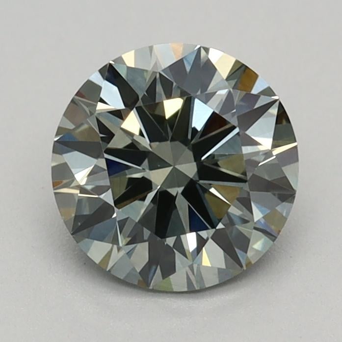 0.58 Ct. Fancy Fancy Green Round Lab Grown Diamond