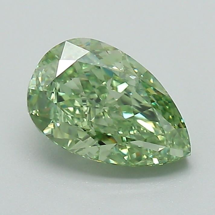 1.20 Ct. Fancy Vivid Green Pear Lab Grown Diamond