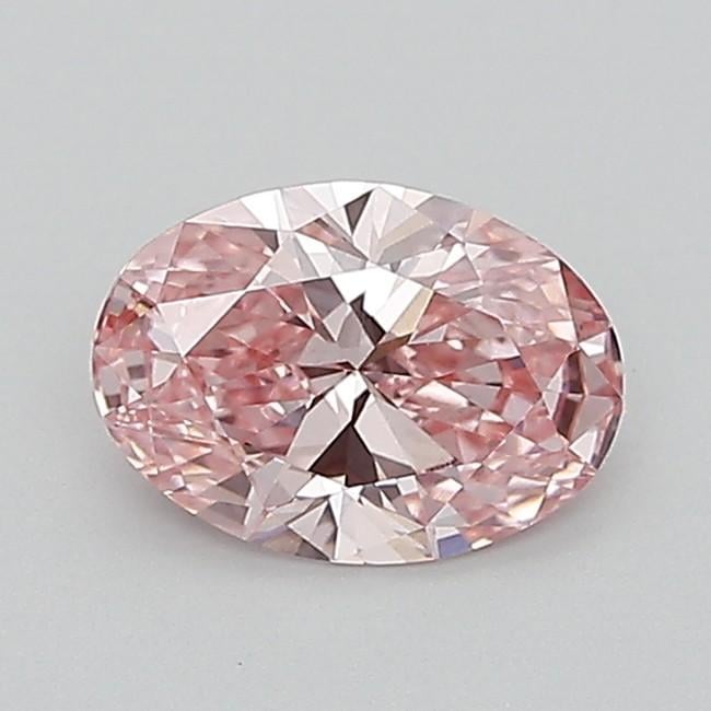 1.03 Ct. Fancy Vivid  Pink Oval Lab Grown Diamond