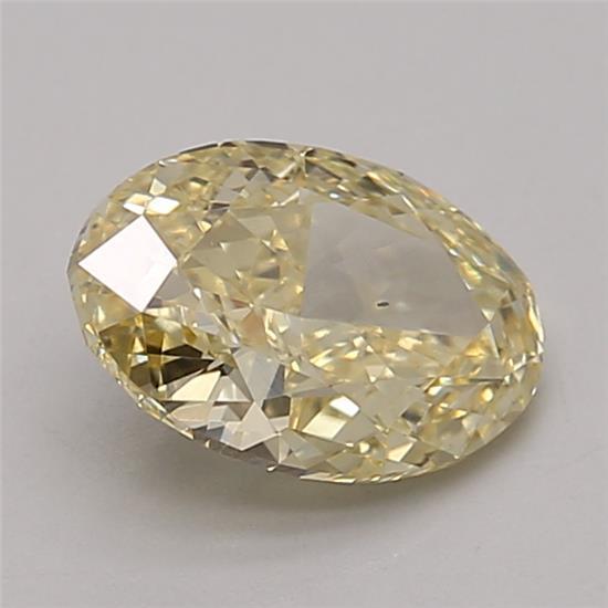 1.32 Ct. Fancy Intense Yellow Oval Lab Grown Diamond