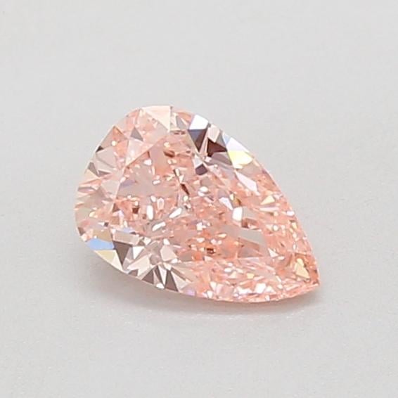 0.50 Ct. Fancy Vivid Pink Pear Lab Grown Diamond