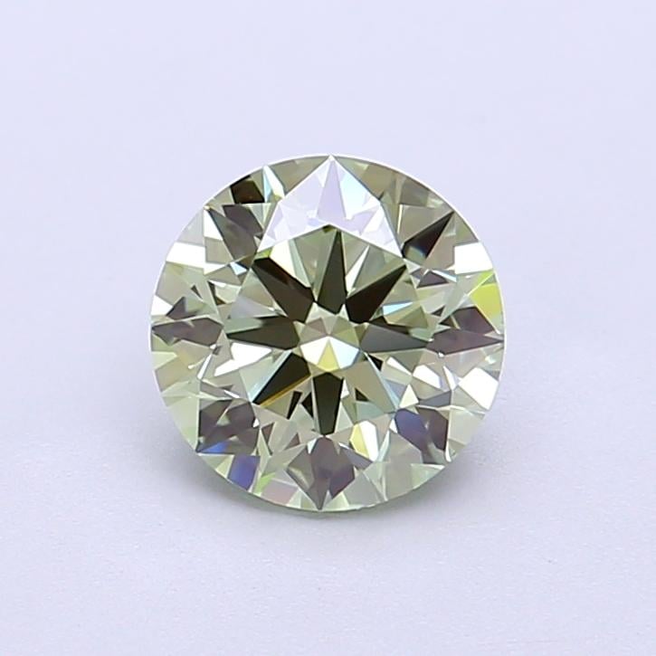 1.16 Ct. Fancy Intense  Green Round Lab Grown Diamond
