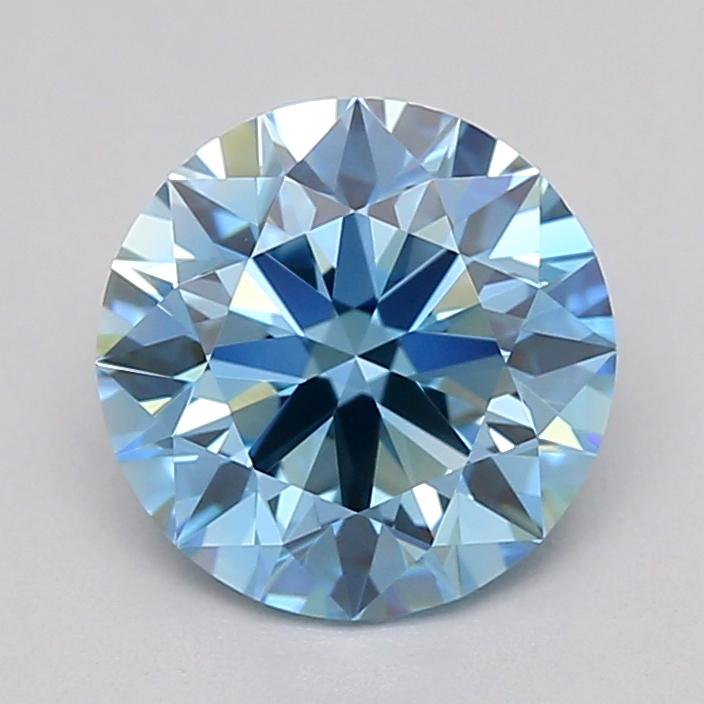 1.00 Ct. Fancy Vivid  Blue Round Lab Grown Diamond