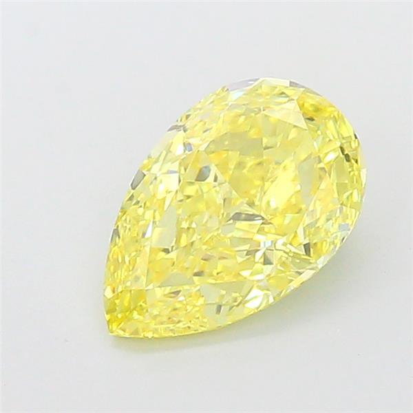 2.02 Ct. Fancy Intense Yellow Pear Lab Grown Diamond