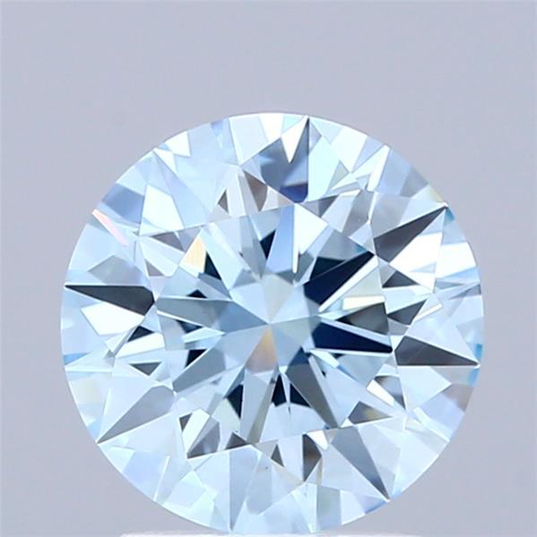 2.01 Ct. Fancy Vivid Blue Round Lab Grown Diamond