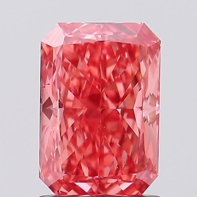 1.53 Ct. Fancy Vivid Pink Radiant Lab Grown Diamond
