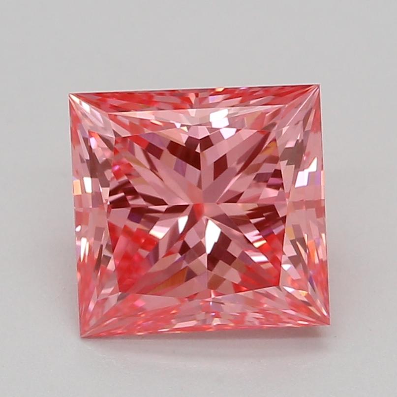 1.07 Ct. Fancy Vivid Pink Princess Lab Grown Diamond
