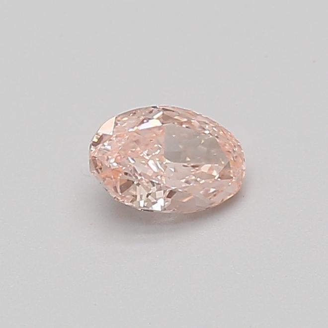 0.45 Ct. Fancy Intense Pink Oval Lab Grown Diamond