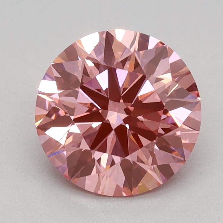1.15 Ct. Fancy Vivid Pink Round Lab Grown Diamond