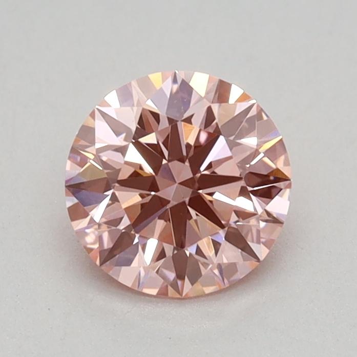 0.53 Ct. Fancy Vivid Pink Round Lab Grown Diamond