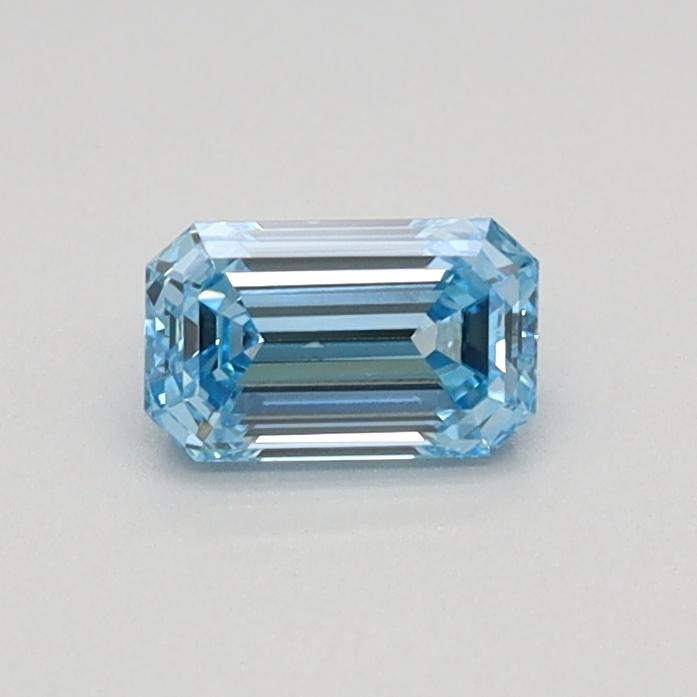 0.33 Ct. Fancy Intense Blue Emerald Lab Grown Diamond