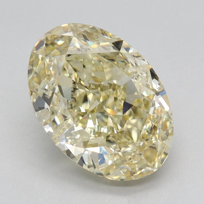 2.32 Ct. Fancy Intense Yellow Oval Lab Grown Diamond