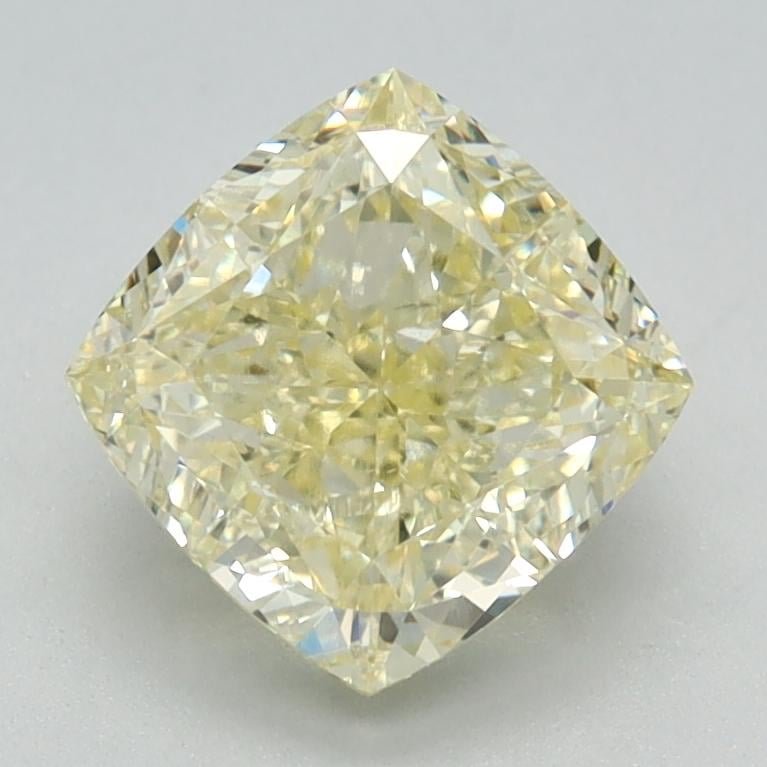 1.77 Ct. Fancy Intense Yellow Cushion Lab Grown Diamond
