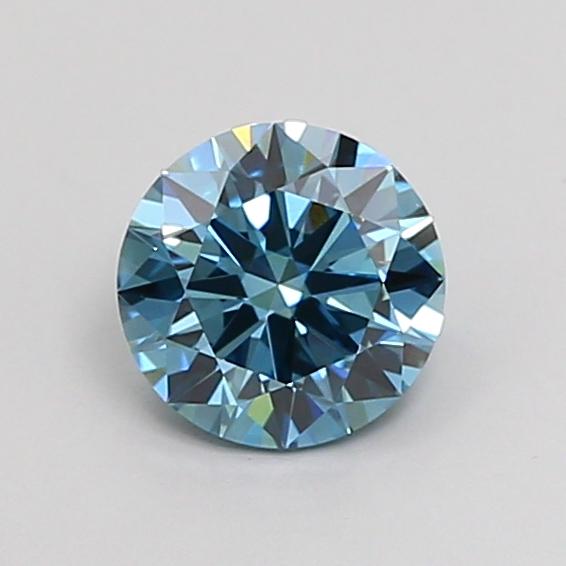 1.00 Ct. Fancy Vivid Blue Round Lab Grown Diamond