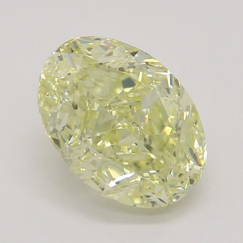 1.15 Ct. Fancy Light Yellow Oval Diamond