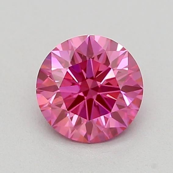 0.28 Ct. Fancy Vivid  Pink Round Lab Grown Diamond
