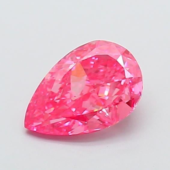 1.35 Ct. Fancy Vivid  Pink Pear Lab Grown Diamond
