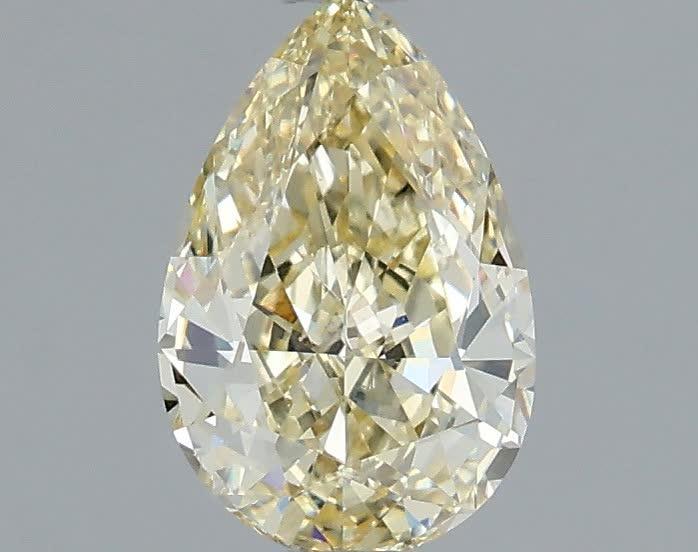 1.07 Ct. Fancy Light  Yellow Pear Lab Grown Diamond
