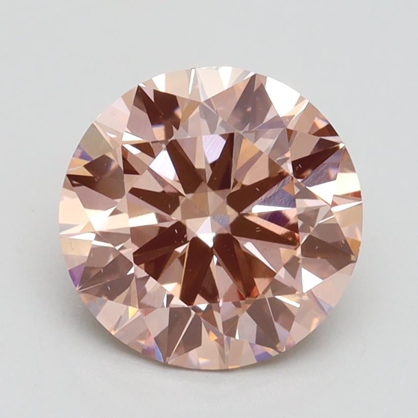 2.50 Ct. Fancy Intense Pink Round Lab Grown Diamond
