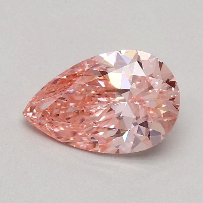 0.50 Ct. Fancy Intense Pink Pear Lab Grown Diamond