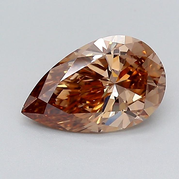 1.04 Ct. Fancy Light  Brown Pear Lab Grown Diamond