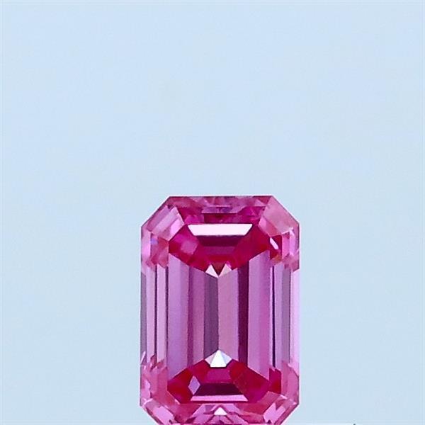 0.34 Ct. Fancy Vivid Pink Emerald Lab Grown Diamond