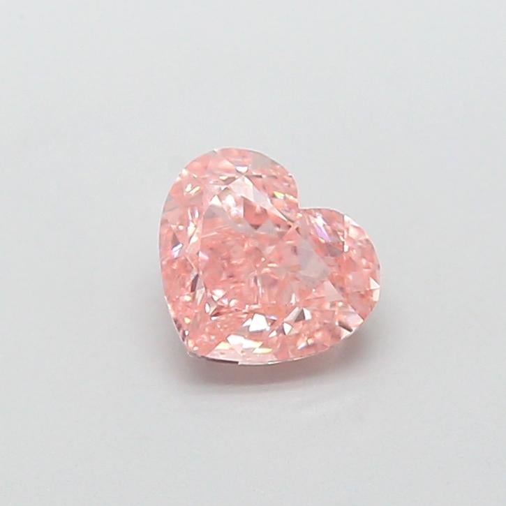 0.99 Ct. Fancy Intense  Pink Heart Lab Grown Diamond
