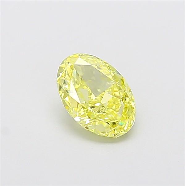 1.01 Ct. Fancy Intense Yellow Oval Lab Grown Diamond