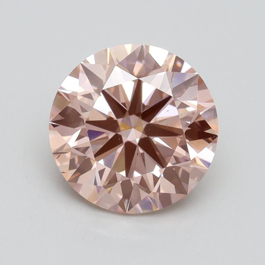 1.83 Ct. Fancy Intense Pink Round Lab Grown Diamond