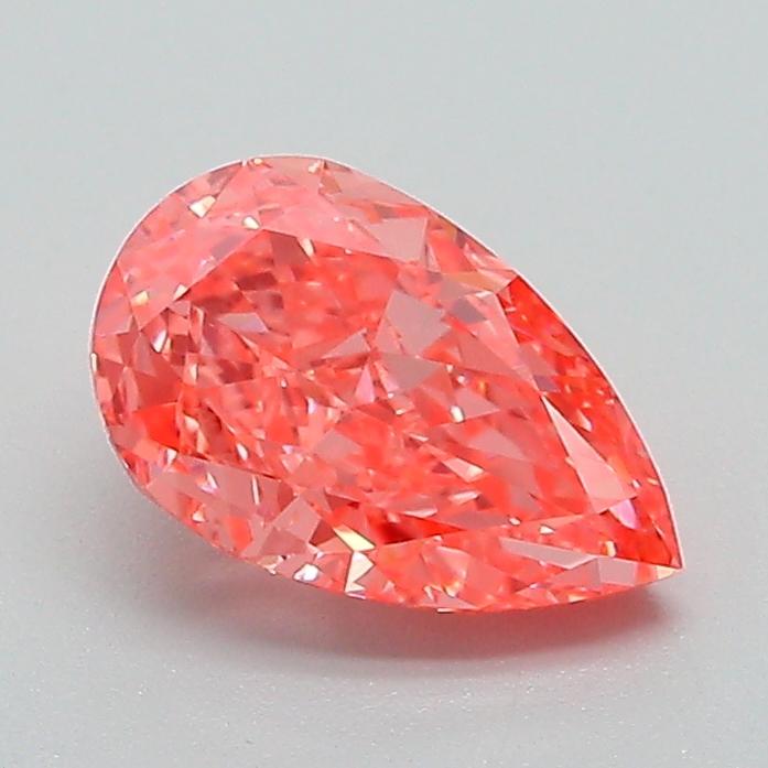 1.12 Ct. Fancy Vivid Pink Pear Lab Grown Diamond