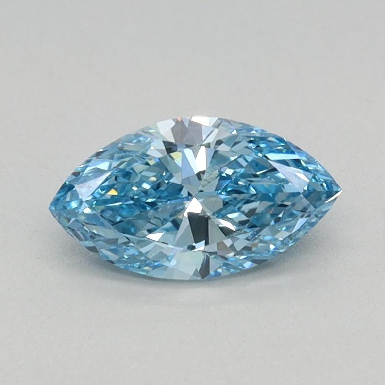 0.40 Ct. Fancy Vivid Blue Marquise Lab Grown Diamond