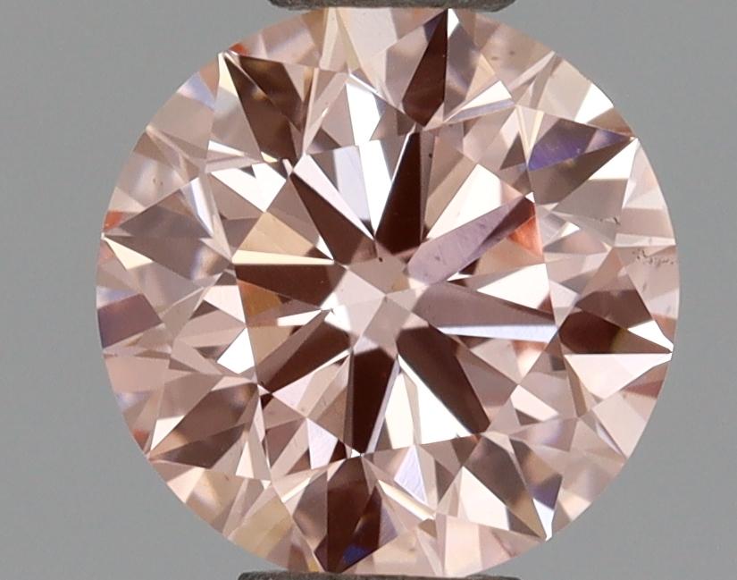 0.97 Ct. Fancy Intense Pink Round Lab Grown Diamond