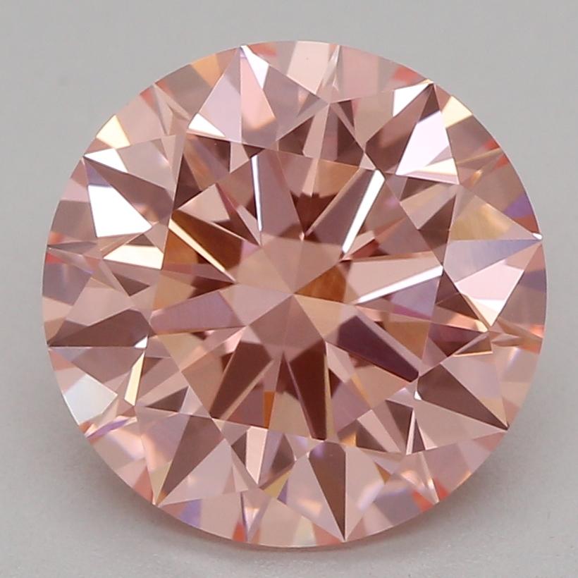 2.05 Ct. Fancy Vivid Pink Round Lab Grown Diamond