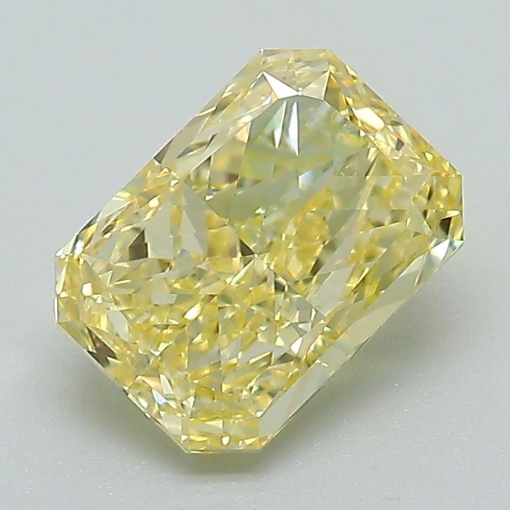 1.58 Ct. Fancy Intense Yellow Radiant Lab Grown Diamond