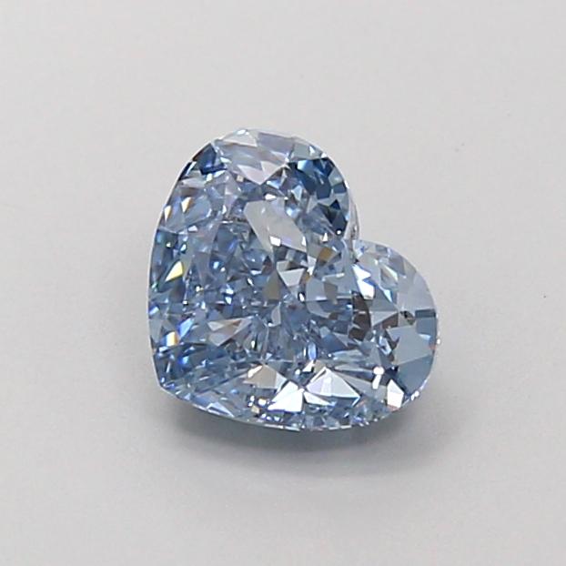 1.09 Ct. Fancy Vivid Blue Heart Lab Grown Diamond
