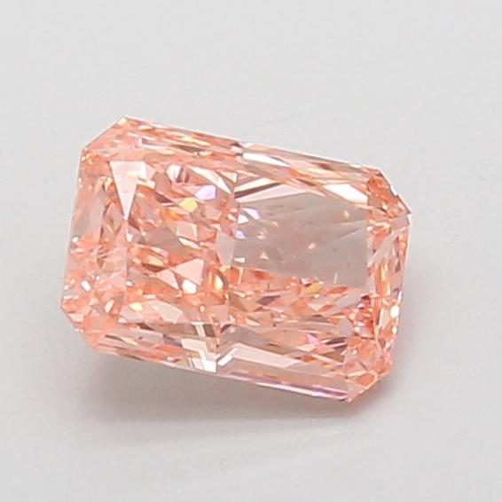 0.92 Ct. Fancy Vivid Pink Radiant Lab Grown Diamond