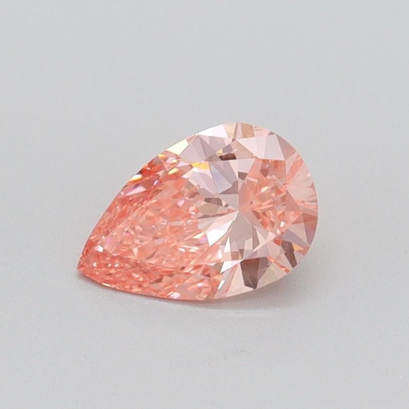 0.51 Ct. Fancy Vivid Pink Pear Lab Grown Diamond